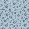 Lakeland Blues Elegant Rose on Medium Blue