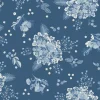 Lakeland Blues Hydrangeas on Dark Blue