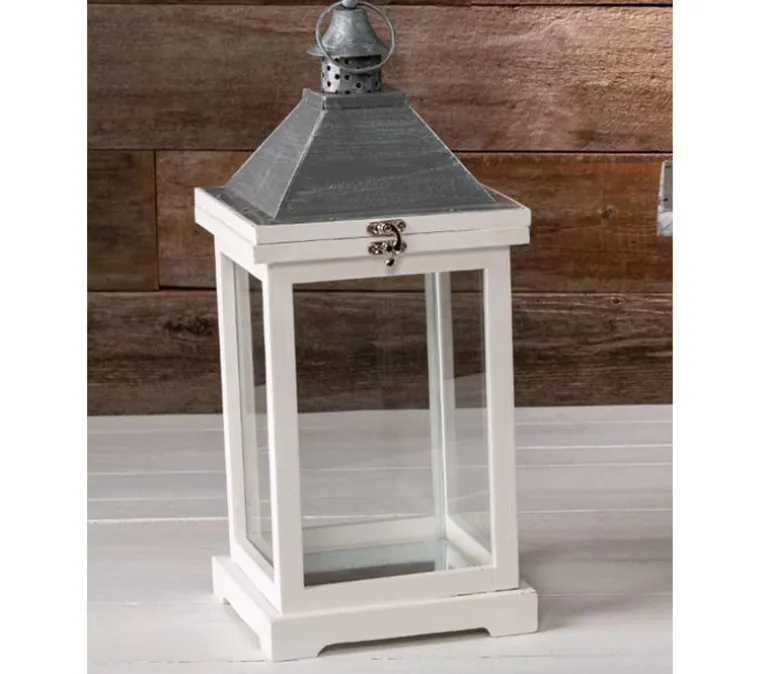 Lantern with Metal Top
