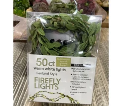 Laurel Leaf Firefly Lighted Garland – 50-Count