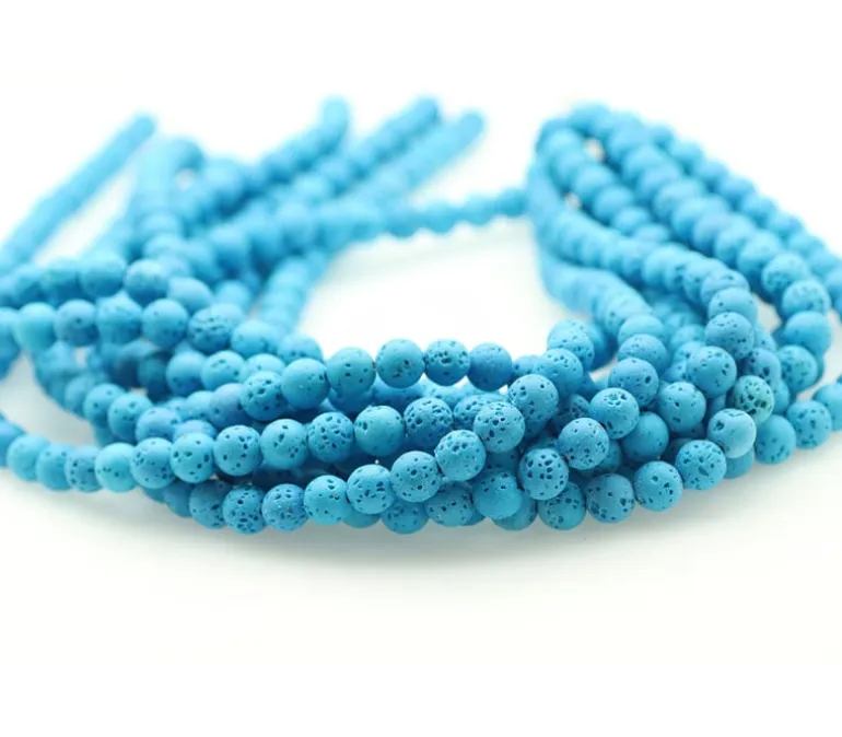 Lava Beads – 8mm – Turquoise