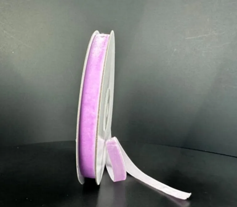 Lavender Woven Vintage Velvet Ribbon – 3/8-inch
