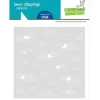Lawn Fawn Cloud Background Stencil