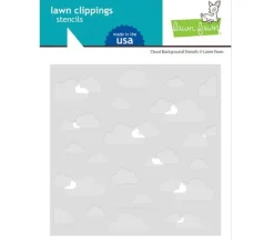 Lawn Fawn Cloud Background Stencil