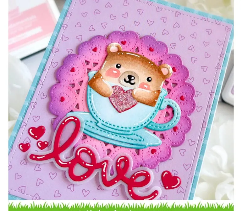 Lawn Fawn Die – Doily Hearts