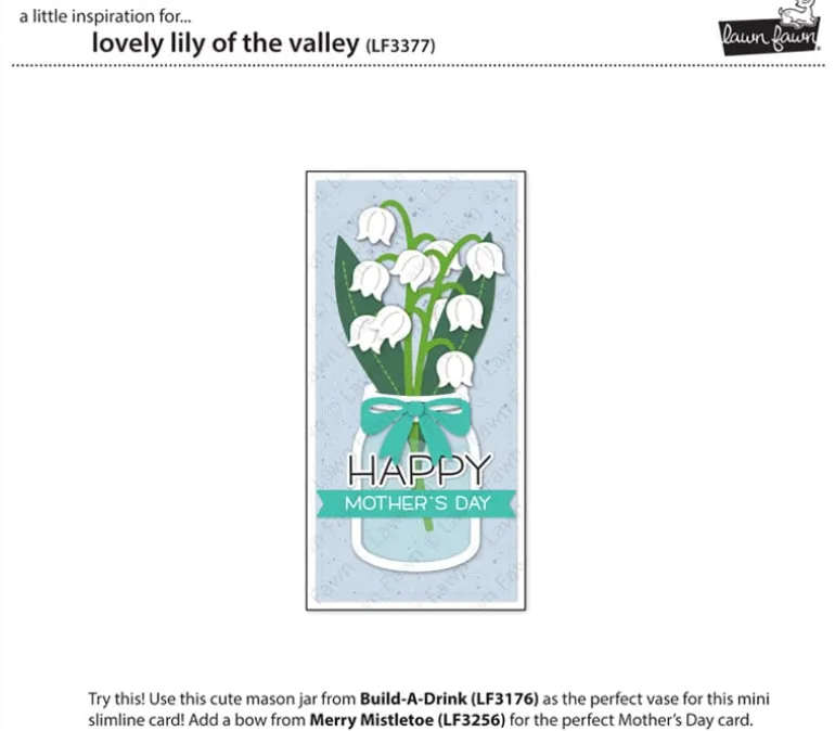 Lawn Fawn Die – Lovely Lily of the Valley