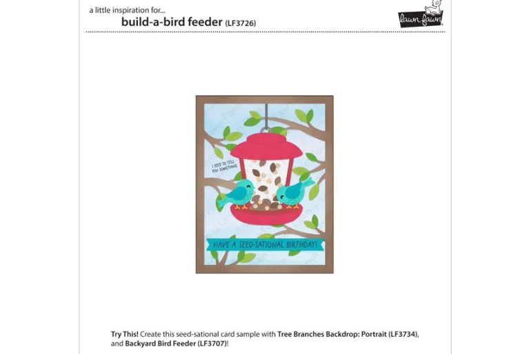 Lawn Fawn Dies Build-A-Bird Feeder