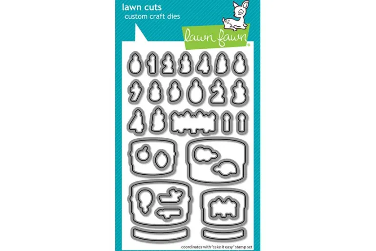 Lawn Fawn Die Set – Cake it Easy Add-On