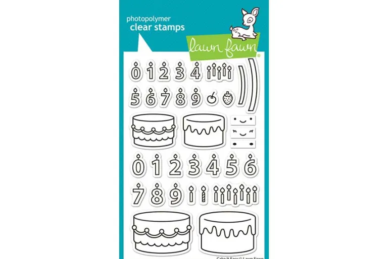 Lawn Fawn Die Set – Cake it Easy Add-On