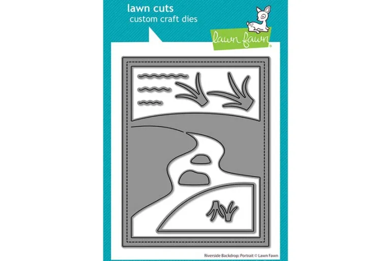 Lawn Fawn Die Set – Riverside Backdrop Portrait