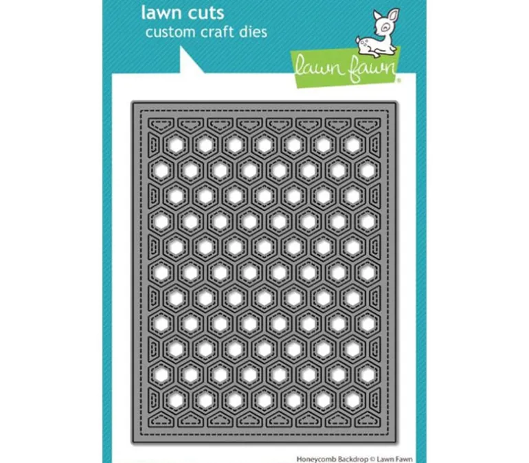 Lawn Fawn Dies – Honeycomb Backdrop