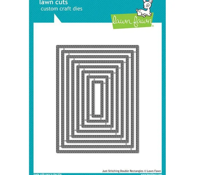 Lawn Fawn Dies – Just Stitching Double Rectangles