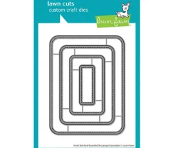 Lawn Fawn Die – Small Stitched Rounded Rectangle Stackables