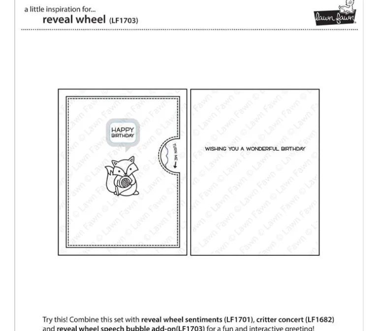 Lawn Fawn Dies – Reveal Wheel