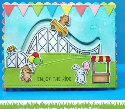 Lawn Fawn Dies – Stitched Scalloped Rectangle Frames