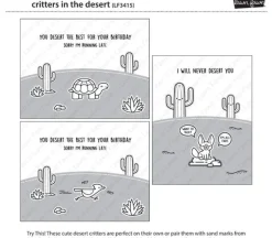 Lawn Fawn Stamp – Critters in the Desert