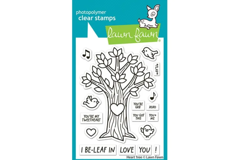 Lawn Fawn Stamp – Heart Tree