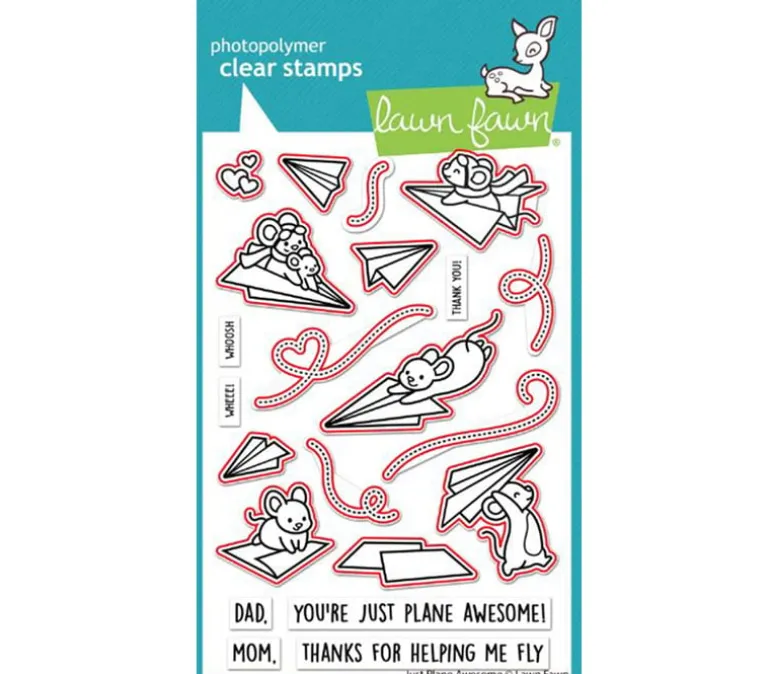 Lawn Fawn Stamp – Just Plane Awesome