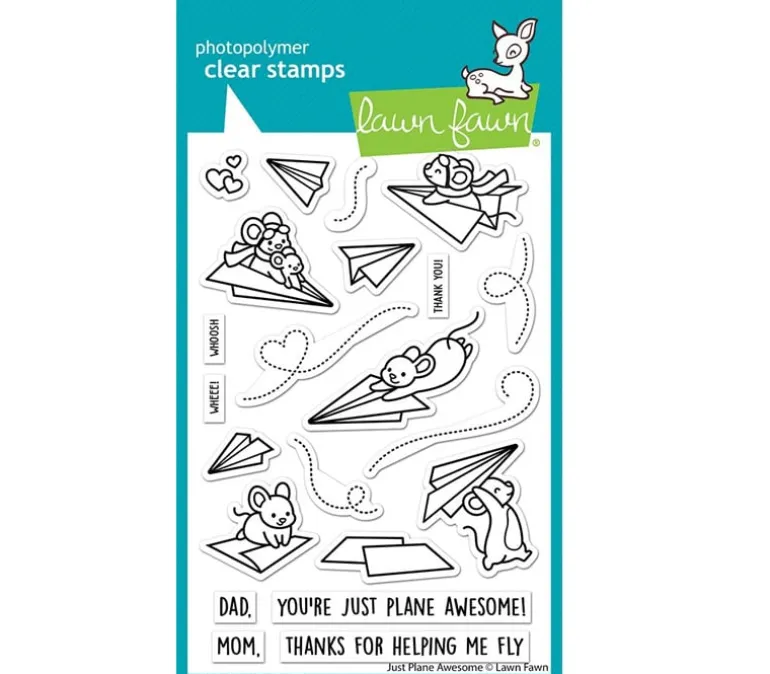 Lawn Fawn Stamp – Just Plane Awesome