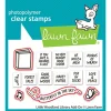 Lawn Fawn Stamp – Little Woodland Library Addon