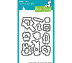 Lawn Fawn Stamp – Little Woodland Library Addon