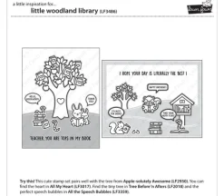 Lawn Fawn Stamp – Little Woodland Library
