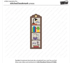 Lawn Fawn Stamp – Little Woodland Library