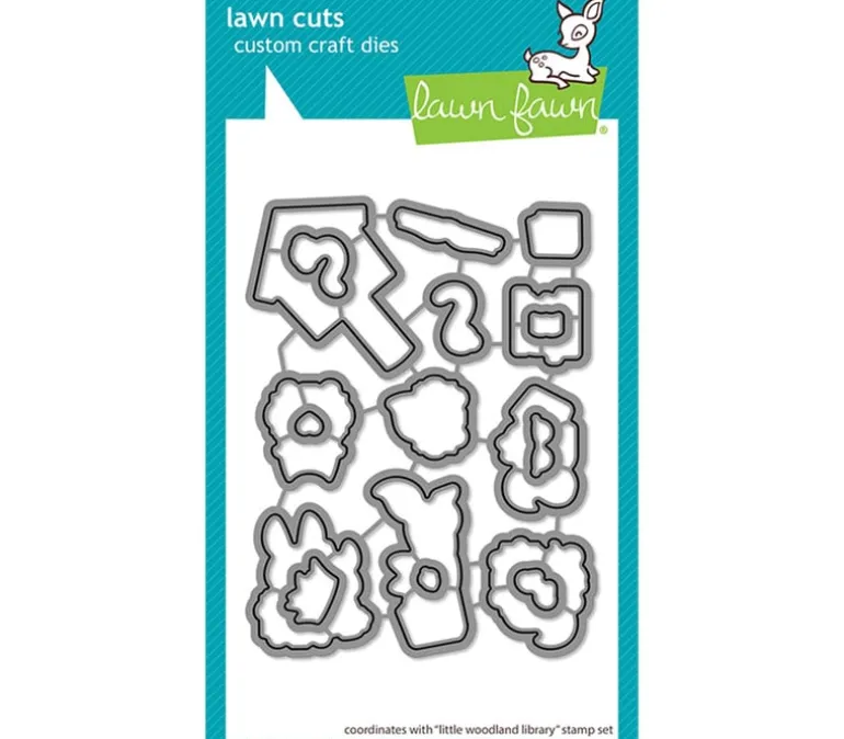 Lawn Fawn Stamp – Little Woodland Library