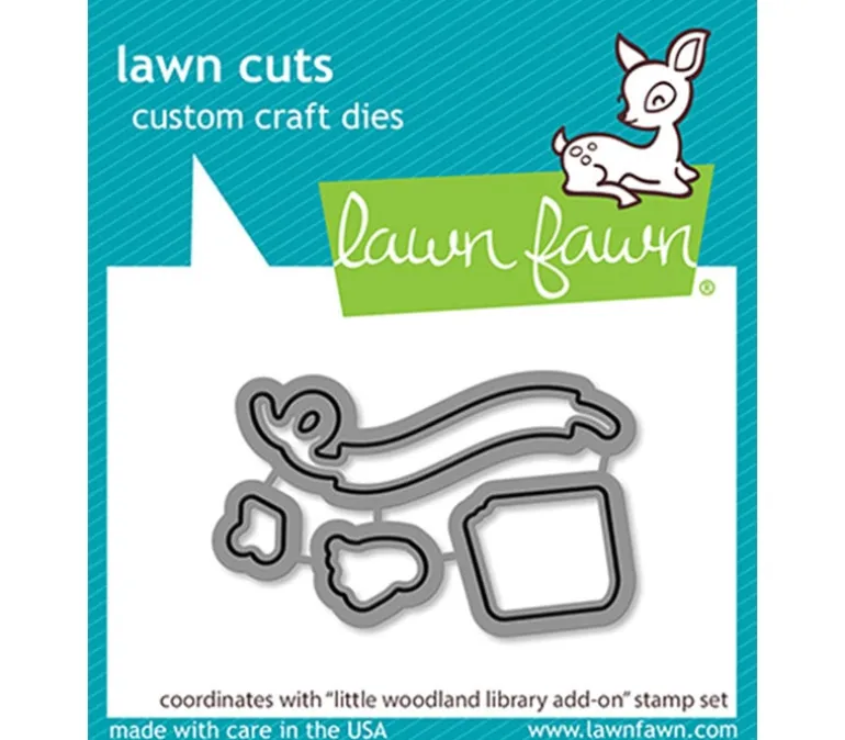Lawn Fawn Stamp – Little Woodland Library