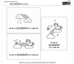 Lawn Fawn Stamp – My Rainbow