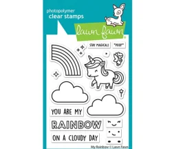 Lawn Fawn Stamp – My Rainbow