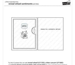 Lawn Fawn Stamp – Reveal Wheel Sentiments