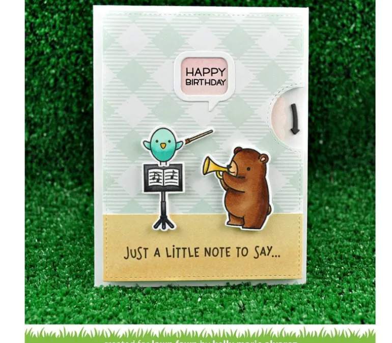 Lawn Fawn Stamp – Reveal Wheel Sentiments