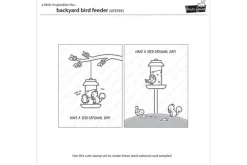 Lawn Fawn Stamps Backyard Bird Feeder Add-On