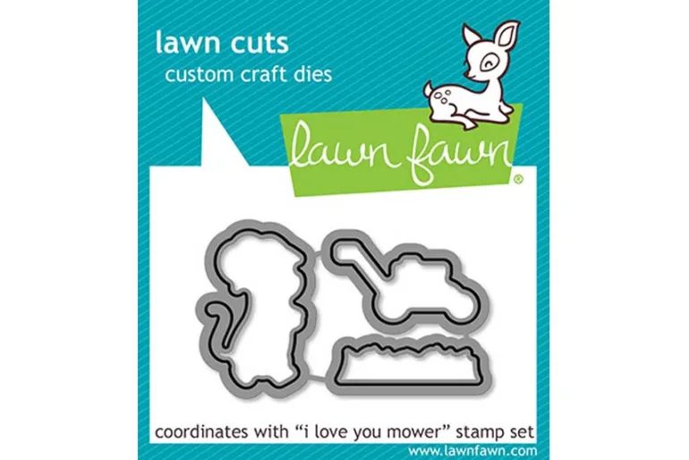 Lawn Fawn Stamp Set – I Love You Mower