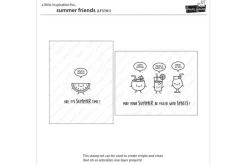 Lawn Fawn Stamp Set – Summer Friends