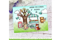 Lawn Fawn Stamp Set – Treat Cart Tacos Sentiment Add-On