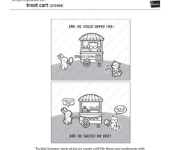 Lawn Fawn Stamp Set – Treat Cart Tacos Add-On