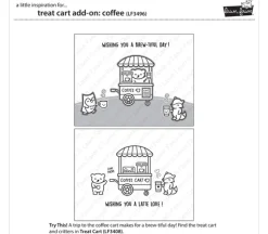 Lawn Fawn Stamp Set – Treat Cart Tacos Add-On