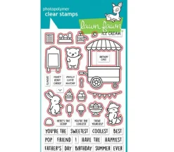 Lawn Fawn Stamp Set – Treat Cart Tacos Add-On