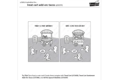 Lawn Fawn Stamp Set – Treat Cart Tacos Add-On