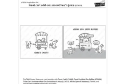 Lawn Fawn Stamp Set – Treat Cart Smoothies ‘n Juice Add-On