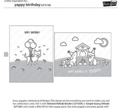 Lawn Fawn Stamps – Yappy Birthday