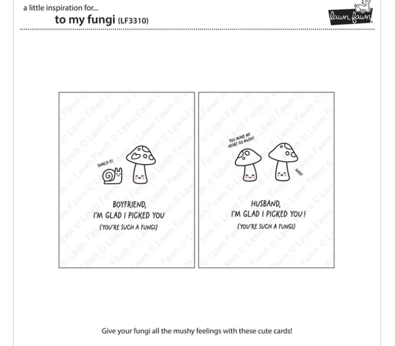 Lawn Fawn Stamp – To My Fungi
