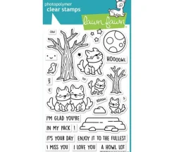 Lawn Fawn Stamp – Wild Wolves