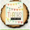 Lawn Fawn Stencil – Bunting Background