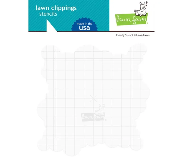 Lawn Fawn Stencil – Cloudy