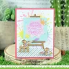 Lawn Fawn Stencil – Paint Splatter Background