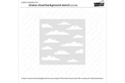 Lawn Fawn Stencils Stratus Cloud Background