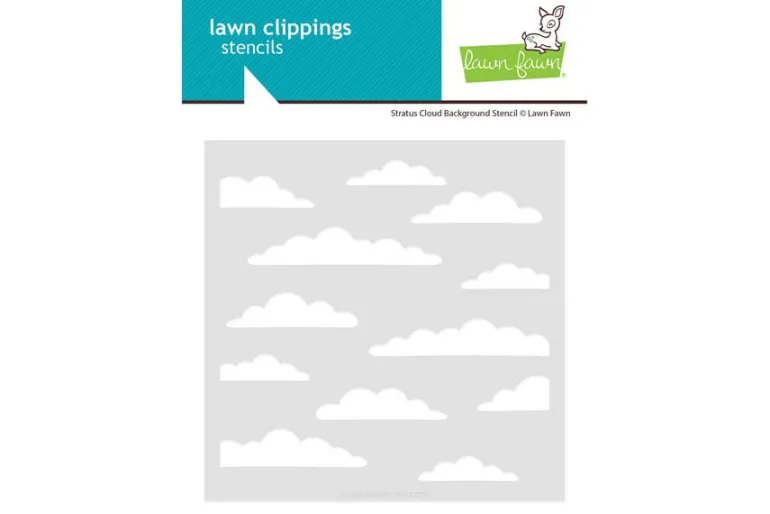 Lawn Fawn Stencils Stratus Cloud Background